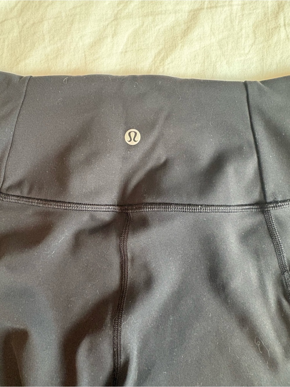 lululemon athletica Black Mesh-Panel Leggings size 10 - Picture 7 of 9